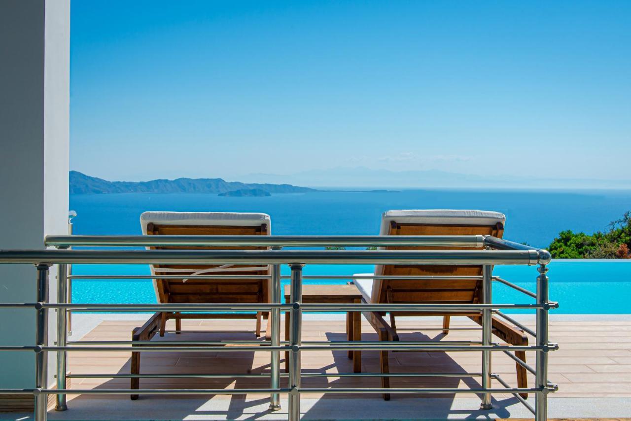 Villa Despina - Marathia View Private Luxury Villa Marathiás 外观 照片