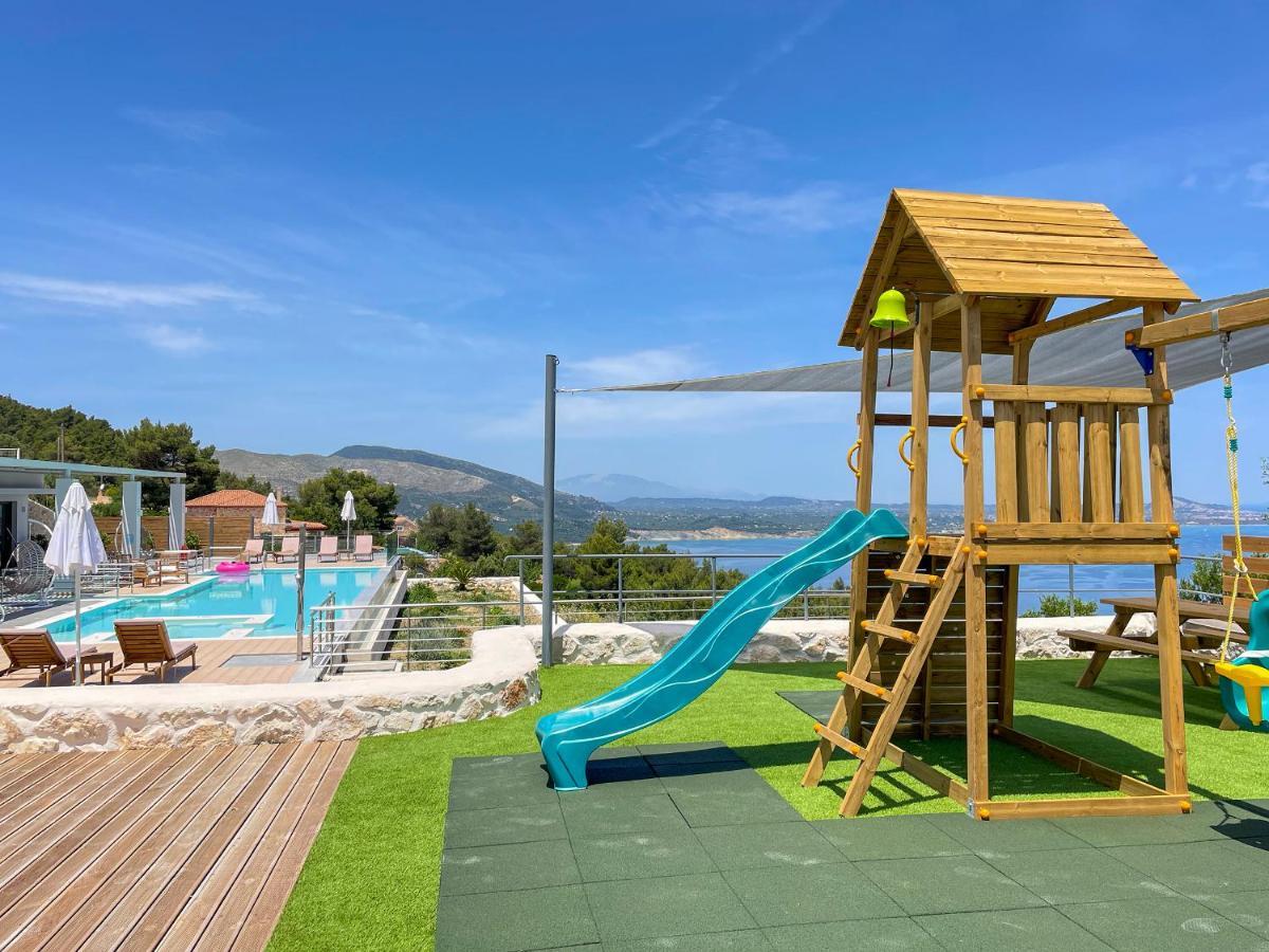 Villa Despina - Marathia View Private Luxury Villa Marathiás 外观 照片